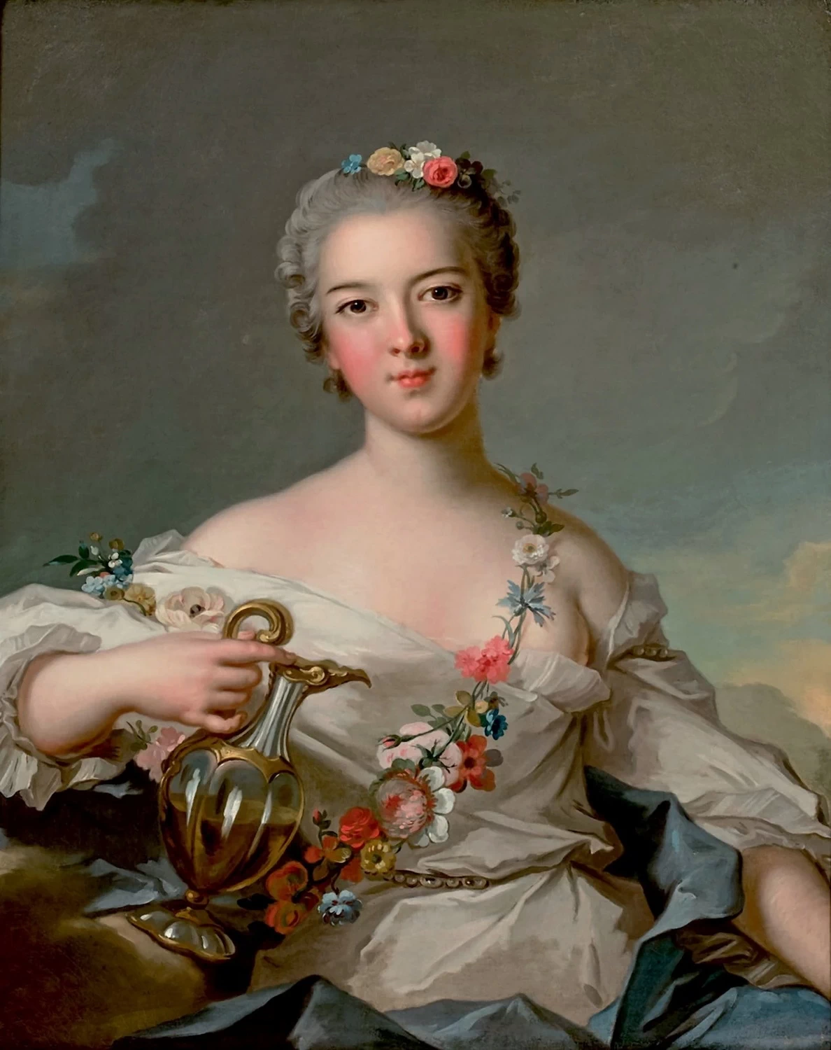 Ritratto di una giovane donna a Hébé